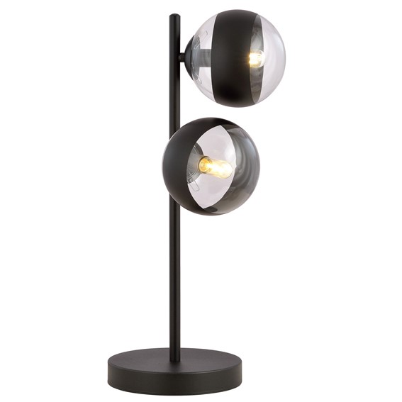 Lampa Biurkowa ROSSI LN2 STRIPE Czarny