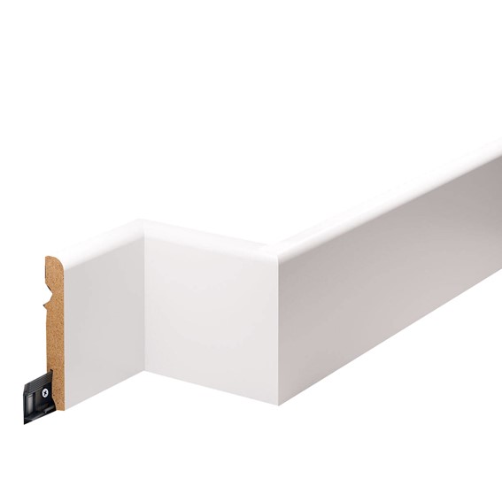 Listwa Przypodłogowa MDF Laminowana LMDF-07 220 cm Biały Półmat