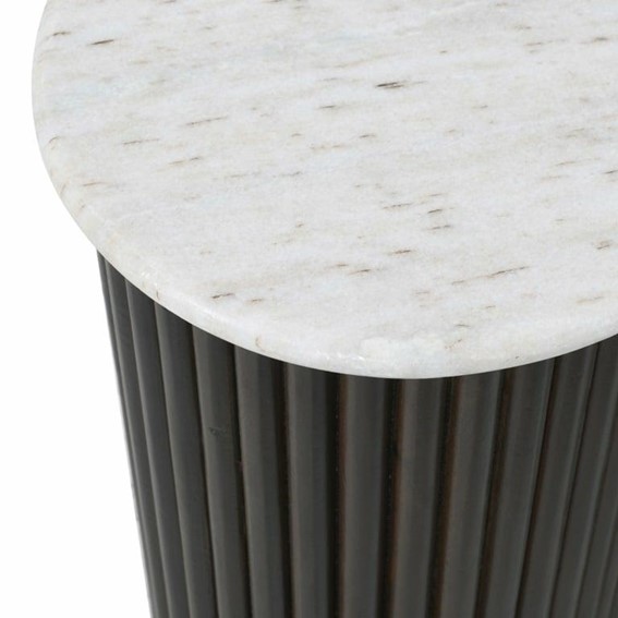 Zestaw Stolików Kawowych MAYFIELD Brązowy/Biały