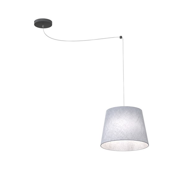 Lampa Wisząca ASCOT 1 Szary