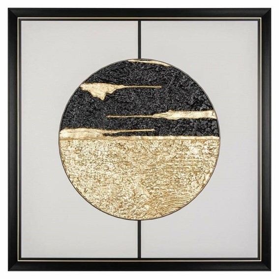 Obraz MOON 73x73 cm Złoty