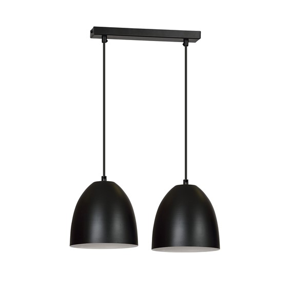 Lampa Wisząca LENOX 2 Czarny/Biały