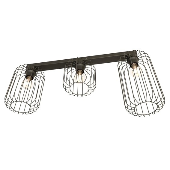 Lampa Sufitowa BARN 3 Czarny