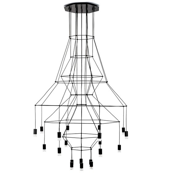 Lampa Wisząca FLUSSO 20 Czarny