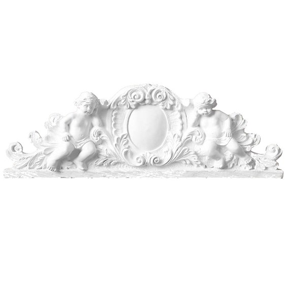 Ornament Ścienny O-02 72,5x245x7 cm Biały