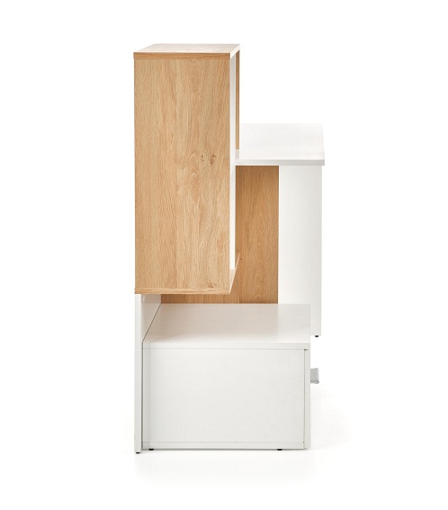 Biurko GROSSO Dąb Złoty/Biały