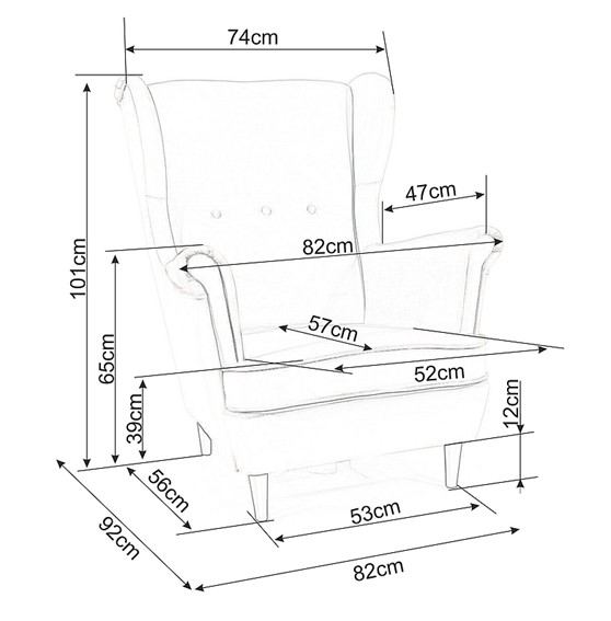 Fotel LORD Coral Wm 25