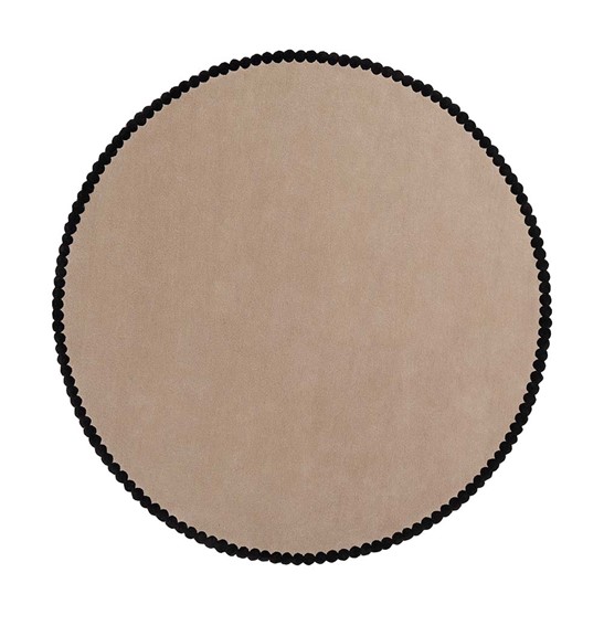 Dywan LAILA Beige Black Round 5010 250x250 cm