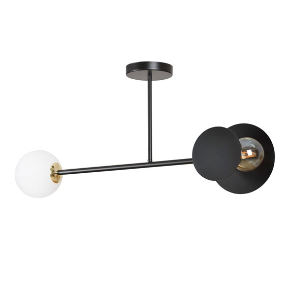 Lampa Sufitowa MINERVA 2 Czarny