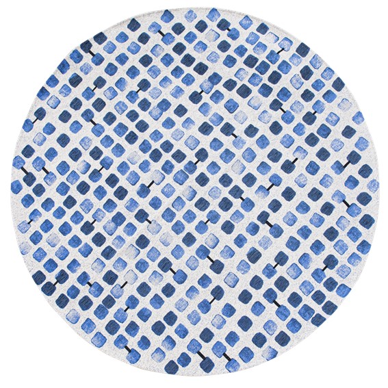 Dywan COBBLESTONE Amparo Blues Round 9348 240x240 cm