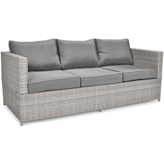 Sofa Ogrodowa MALAGA 3-Osobowa Szary