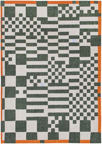 Dywan CHESS Deep Green 9339 240x340 cm