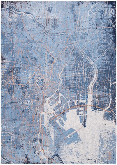 Dywan CITIES Tokyo Conductive Blue 9314 280x390 cm