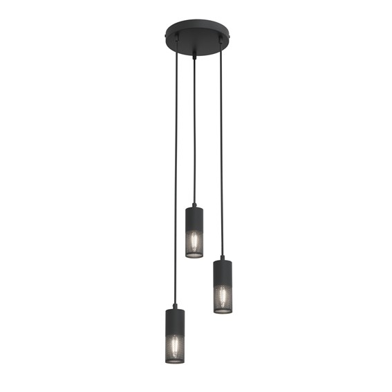 Lampa Wisząca MELT 3 PREMIUM Czarny