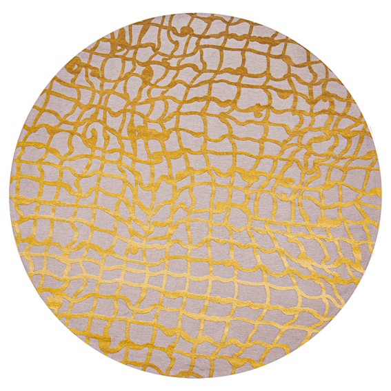 Dywan DEDALO Yellow Scarab Round 9205 140x140 cm