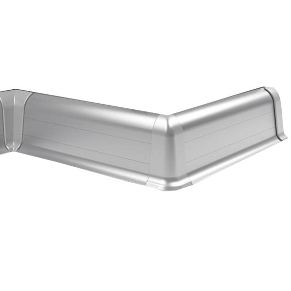 Listwa Przypodłogowa LP55 Anodowana 250 cm Srebrny
