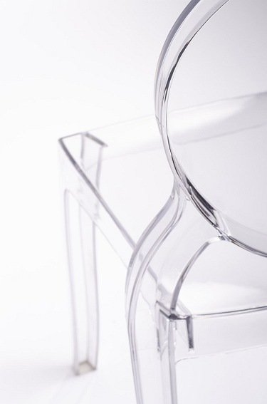 Krzesło ELIZABETH Poliwęglan Transparentne