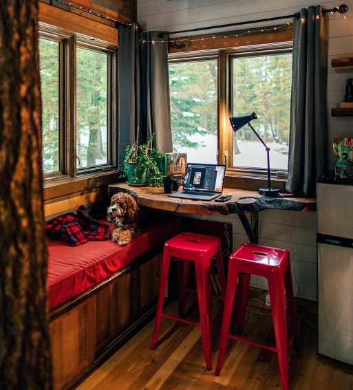 Hoker PARIS 75cm Inspirowany Tolix Żółty