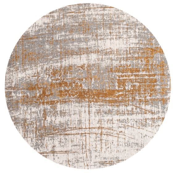 Dywan GRIFF Columbus Gold Round 8419 140x140 cm