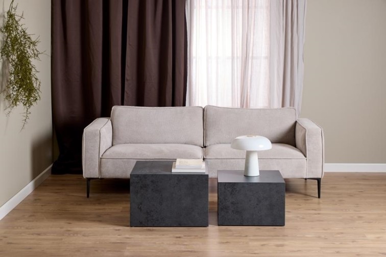 Zestaw 2 Stolików Kawowych DICE Czarny