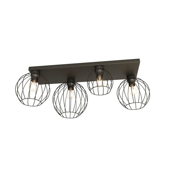 Lampa Sufitowa NEST 4 Czarny