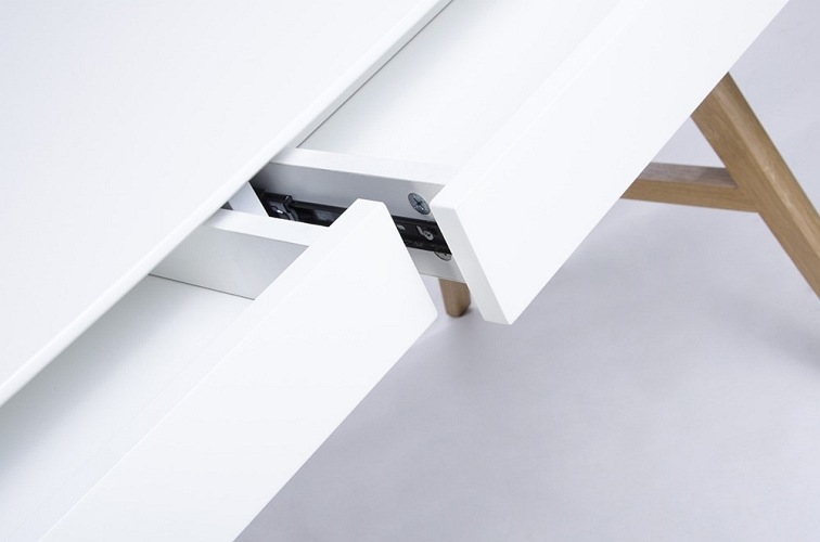 Biurko RIVA Dąb/Białe