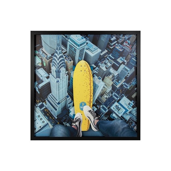 Obraz BIG CITY SKATER 130x130cm