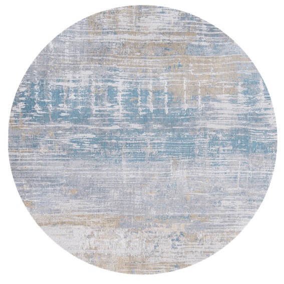 Dywan STREAKS Long Island Blue Round 8718 240x240 cm