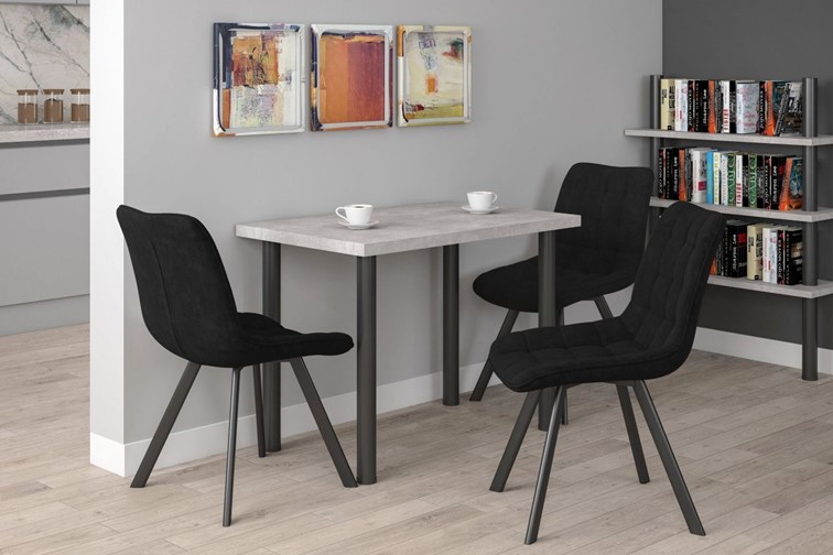 Krzesło J265 Velvet Czarny