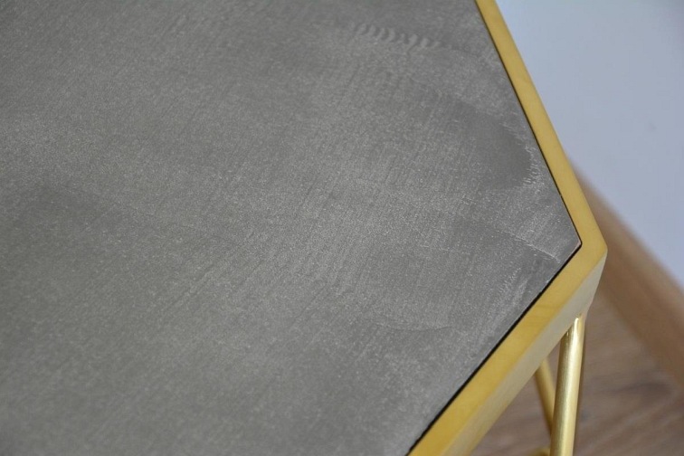 Stolik kawowy GLAMOUR GL1714 fi106 Złoty