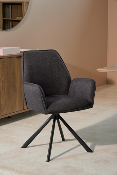 Krzesło Obrotowe GLENDA Antracytowy