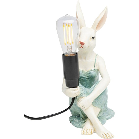 Lampa Stołowa GIRL RABBIT 21 cm