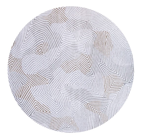 Dywan CORAL Oyster White Round 9228 140x140 cm