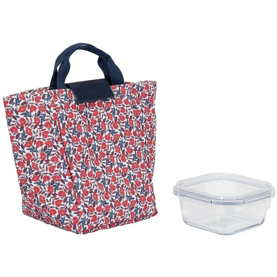 Zestaw Lunch Box i Torba Termiczna Czerwony