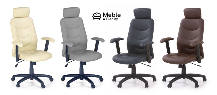 Fotel Obrotowy gabinetowy STILO czarny