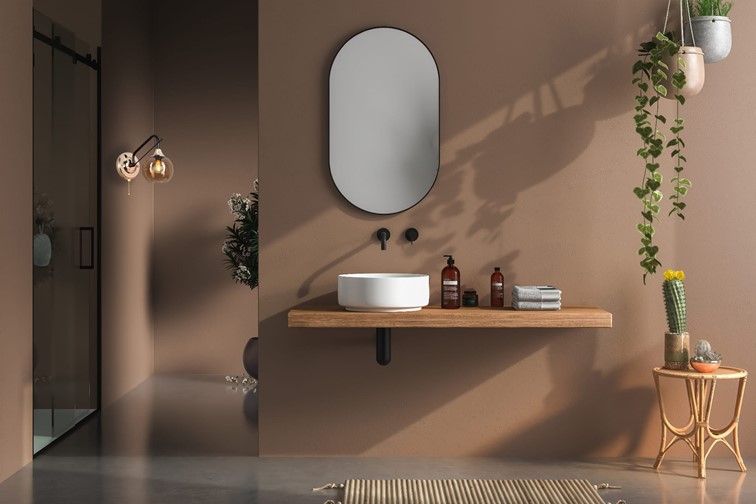 Kinkiet KORAL Czarny/Złoty