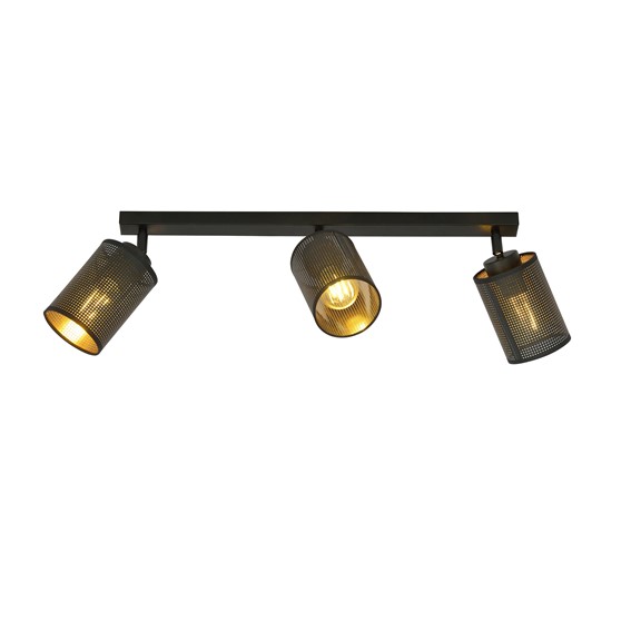 Lampa Sufitowa BRONX 3 Czarny