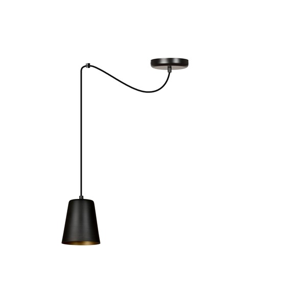 Lampa Wisząca LINK 1 Czarny/Złoty