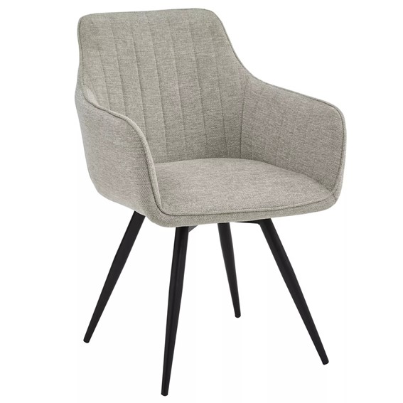 Krzesło BALLO Brego Jasny Beżowy/Czarny Mat