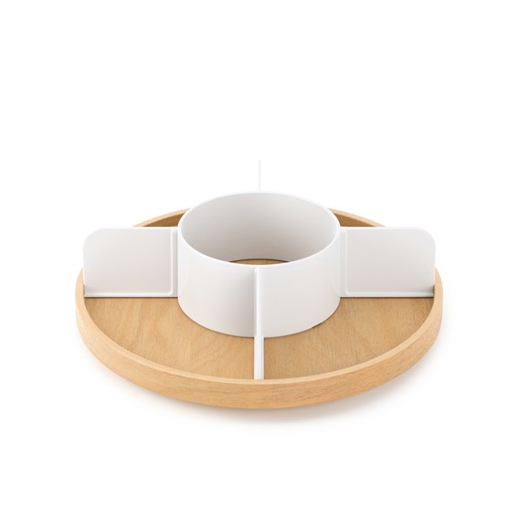 Organizer BELLWOOD LAZY SUSAN Beżowy