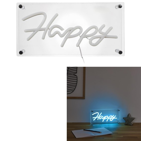 Lampka HAPPY Neon LED