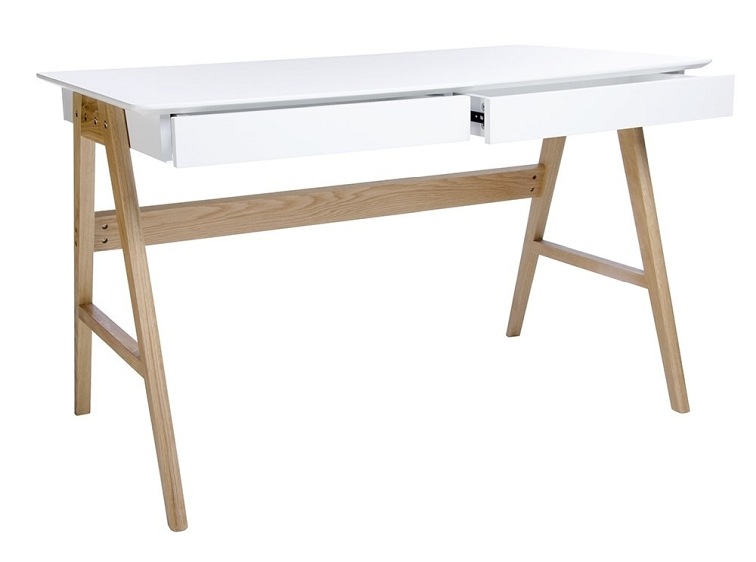 Biurko RIVA Dąb/Białe