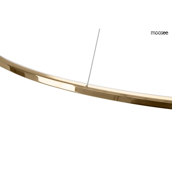 Lampa Wisząca RING SLIM M Złoty/Biały