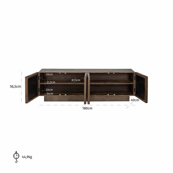 Szafka RTV BRYANT Brązowy