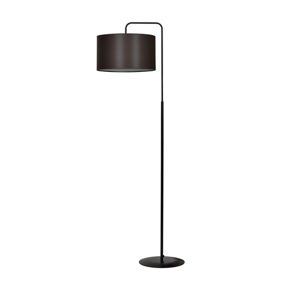 Lampa Podłogowa TRAPO LP1 Czarny/Brązowy