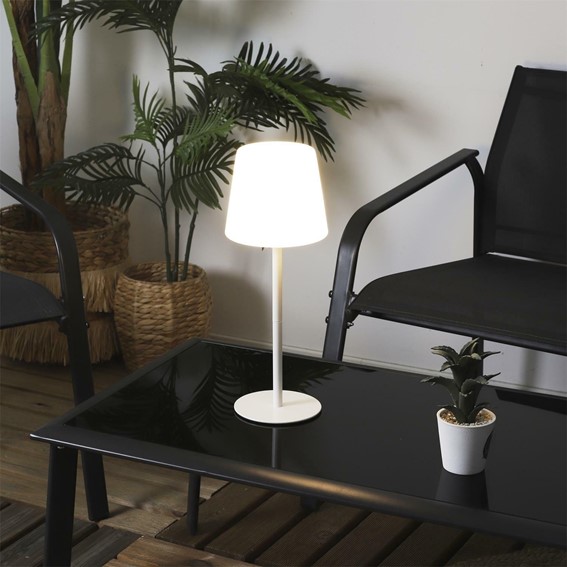 Lampa Stołowa USB Biały