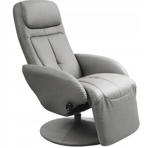 Fotel Recliner OPTIMA Popielaty