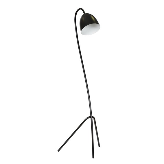 Lampa Podłogowa HARIS LP1 Czarny/Biały