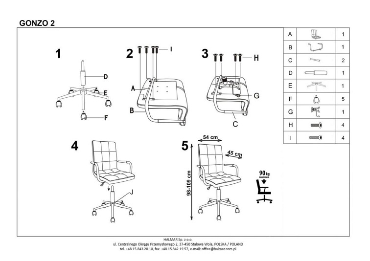 Fotel Młodzieżowy GONZO 2 Chrom/Różowy