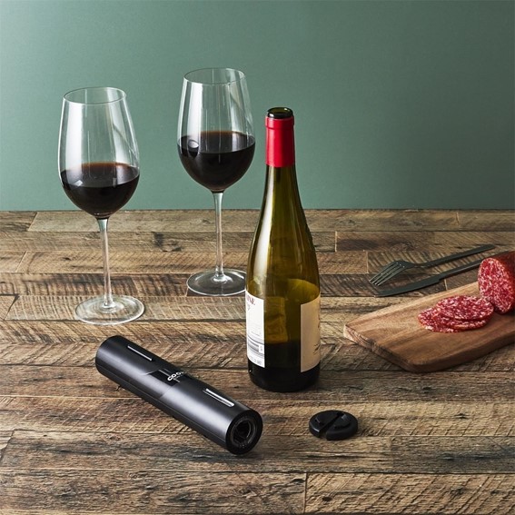 Elektryczny Otwieracz Do Butelek Czarny